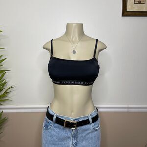 Victoria's Secret Vintage Logo Strapless Bandeau Bikini Swim Bra Top